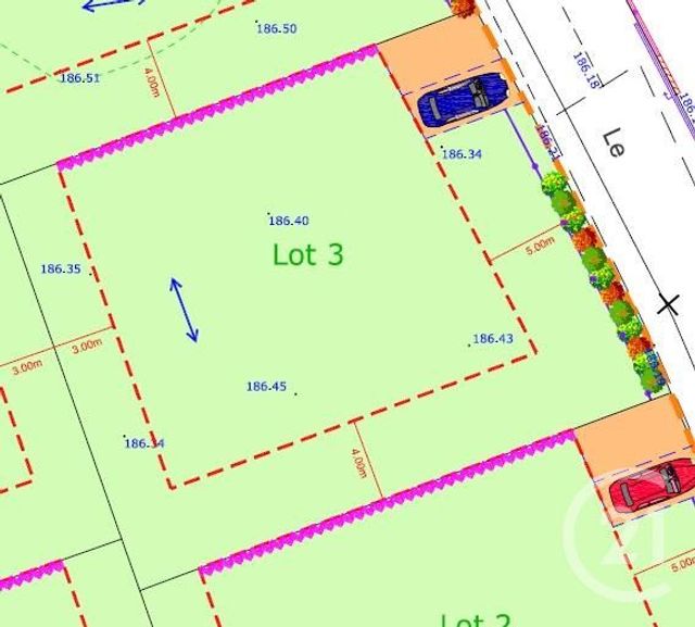 terrain à vendre - 511.0 m2 - ROMANECHE THORINS - 71 - BOURGOGNE - Century 21 Coquillat Immobilier